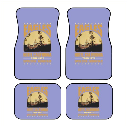 Discover Eagles Hotel California Car Mats
