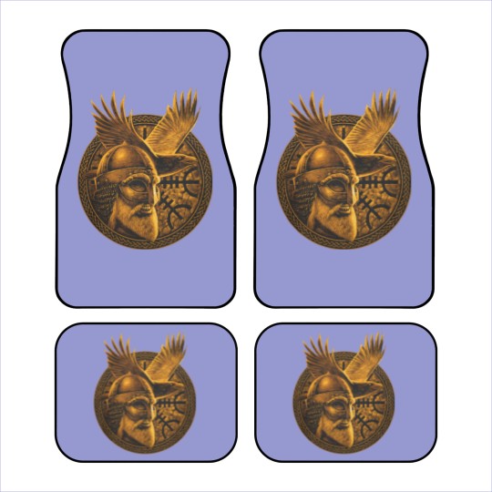 Discover Norse God ODIN & Huginn Raven Men's Car Mats