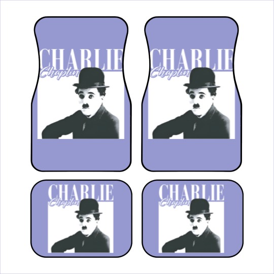 Discover Charlie Chaplin Car Mats, The Tramp Fan Car Mats, Charles Spencer Chaplin Vintage 90s Car Mats