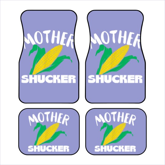 Discover Mother Shucker Mom Pun Funny Corn Farmer Mom Gift Car Mats Car Mats