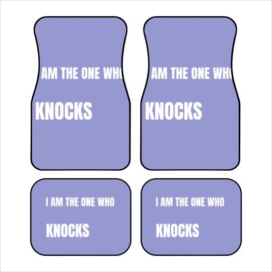 Discover Breaking Bad - Walter White I am the one who knocks Car Mats