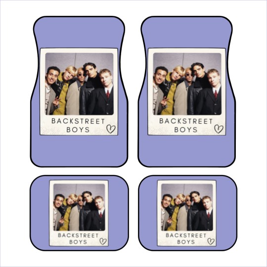 Discover Back Street Boys Polaroid Car Mats