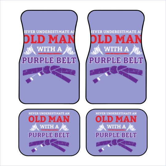Discover Jiu Jitsu Car Mats Old Man Car Mats Purple Belt Car Mats Car Mats