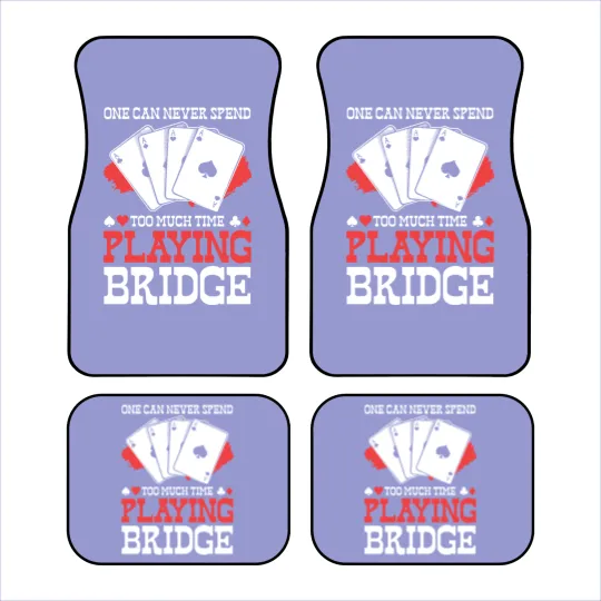 Discover Poker Cards Bridge Gambling Car Mats