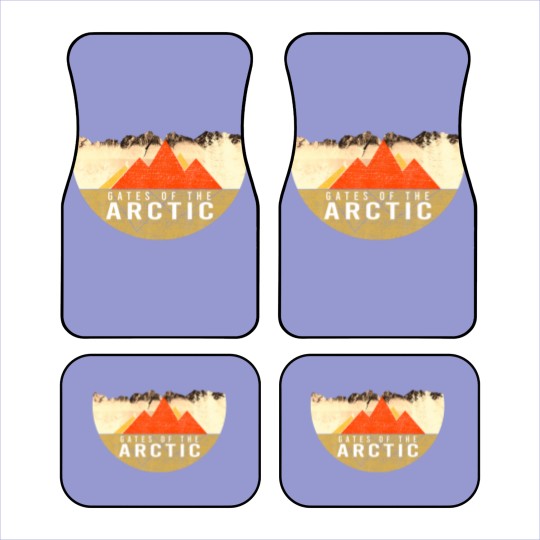 Discover Retro USA Mountain - Gates Of The Arctic National Car Mats