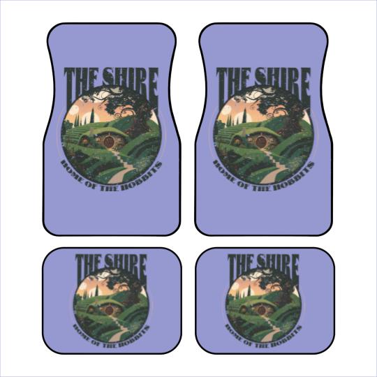 Discover The Shire LOTR Car Mats | Distressed Fantasy Merch Tolkien Aragorn