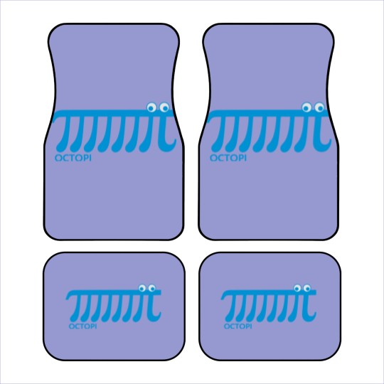 Discover Pi, Math, Mathematics, Octopi, Number, Octopus Car Mats