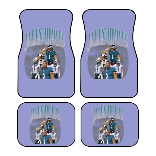 Discover 90s Vintage Inspired Jalen Hurts Car Mats, Jalen Hurts Car Mats, football vintage Car Mats
