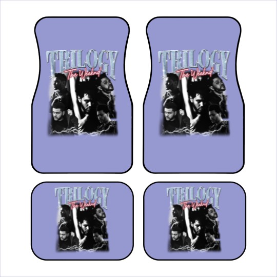 Discover Weeknds Merch Car Mats - Music Starboy After Hours, Trilogy, XO Lyrics XOTWOD Weekend