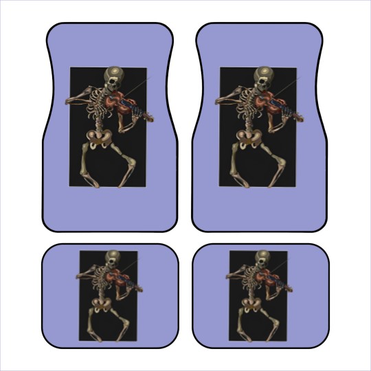 Discover Skeleton with violin - Skeleton - Car Mats