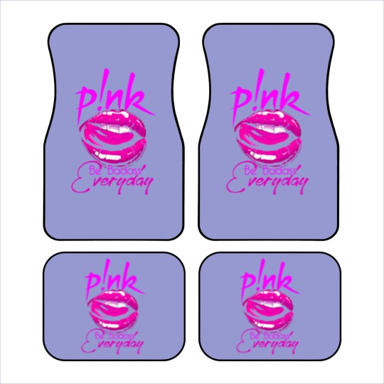 Discover Pink Be Badass Every Day Car Mats, Pink Summer Carnival 2023 Car Mats