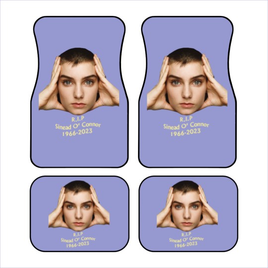 Discover RIP Sinead O'Connor Car Mats, Sinead O'Connor Car Mats, Feminist Singer Car Mats