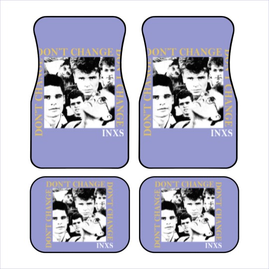 Discover Vintage INXS Dont Change Car Mats, 1990s X Tour Vintage Concert