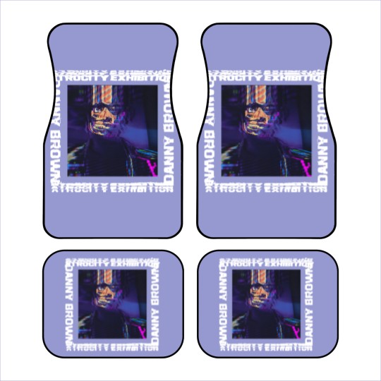 Discover Atrocity Exhibition Danny Brown Album Cover Car Mats | Danny Brown Hip Hop Car Mats