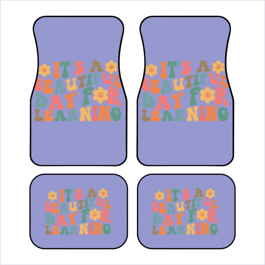 Discover It's A Beautiful Day For Learning Car Mats