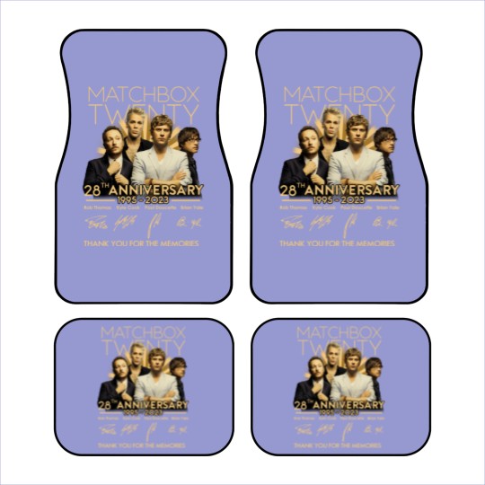 Discover 28 Years Of Matchbox Twenty Band Car Mats