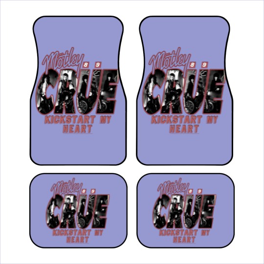 Discover Motley Crue Kickstart my Heart Car Mats Vintage 89