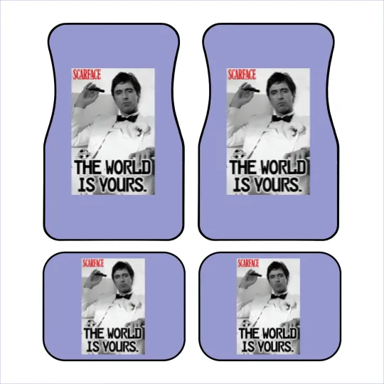 Discover Scarface The World Is Yours Car Mats, Al Pacino Car Mats