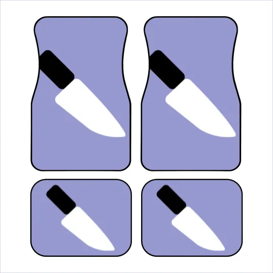 Discover Knife Emojis Car Mats