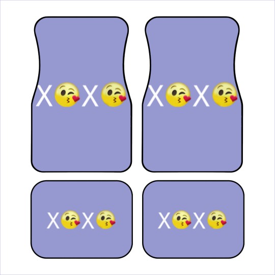 Discover "XOXO" Emojis Car Mats