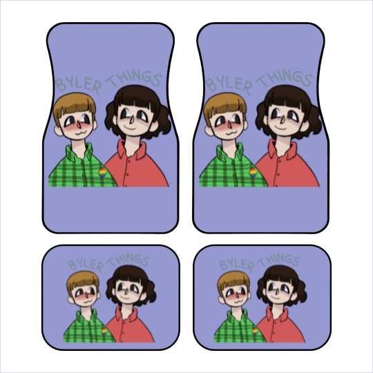 Discover Byler Will And Mike Ship Design Car Mats