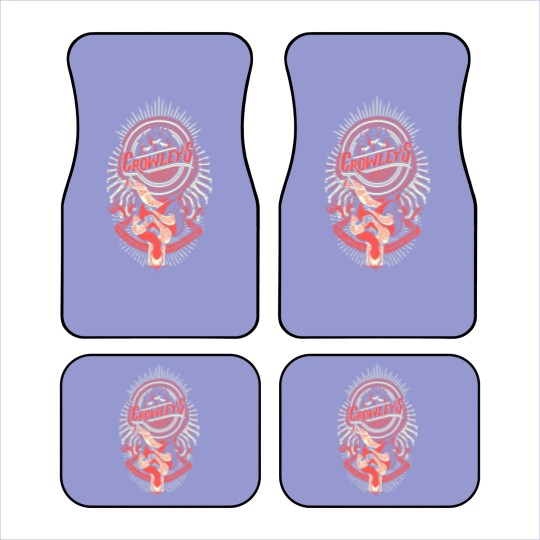 Discover Supernatural Car Mats | Crowley Car Mats |  Hand Screen Printed Supernatural Car Mats