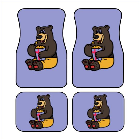 Discover Swiss Bear and Popcorn Car Mats