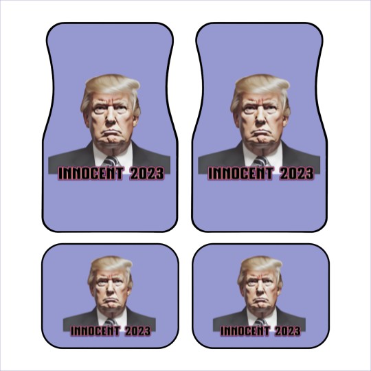 Discover President Donald J. Trump Not Guilty 2023 Indictment Car Mats