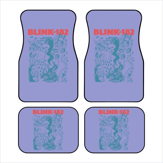 Discover Blink Vintage 182 Car Mats, World Tour Car Mats, Vintage Retro Car Mats, Blink Retro 182 Fans Lover Gift