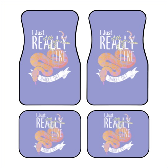 Discover Snake I Just Really Like Snakes, O K Car Mats
