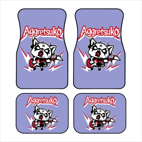 Discover Aggretsuko Rocker Rage Car Mats Car Mats Car Mats