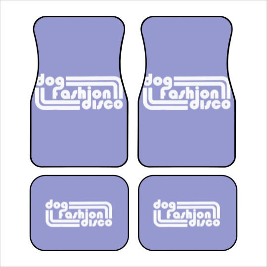 Discover Dog Fashion Disco Car Mats