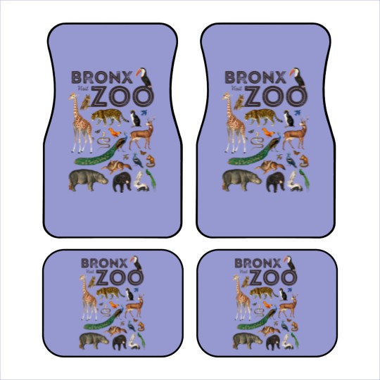 Discover Bronx Zoo Collage Car Mats