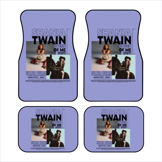 Discover Shania Twain Car Mats, Queen Of Me Tour 2023 Car Mats, Country Music Singer Car Mats