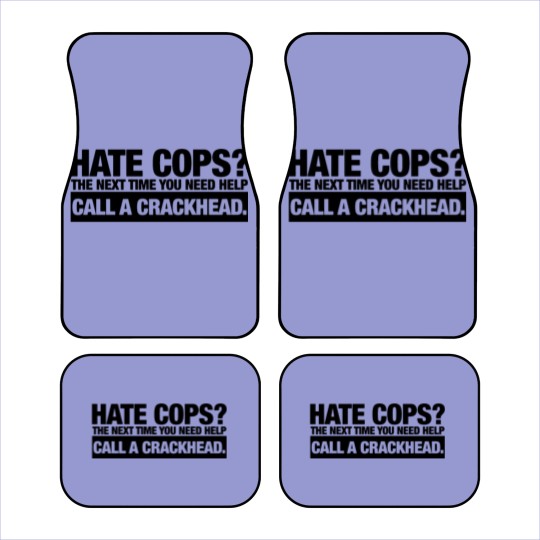 Discover call a crackhead Car Mats