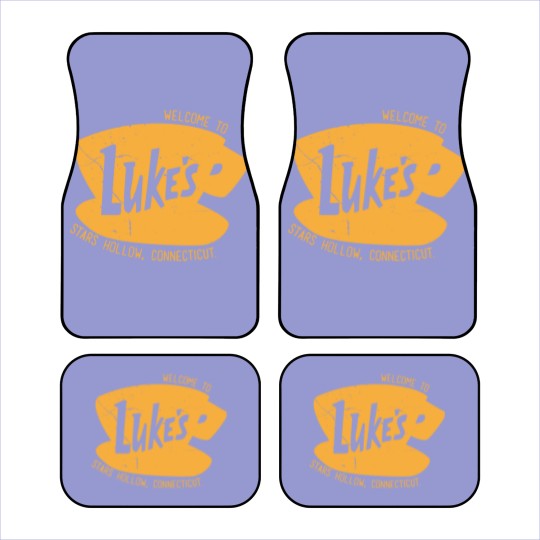 Discover Retro Luke's Diner Car Mats, Luke's Diner Car Mats, Stars Hollows Car Mats