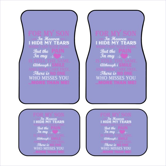 Discover For My Son In Heaven Car Mats