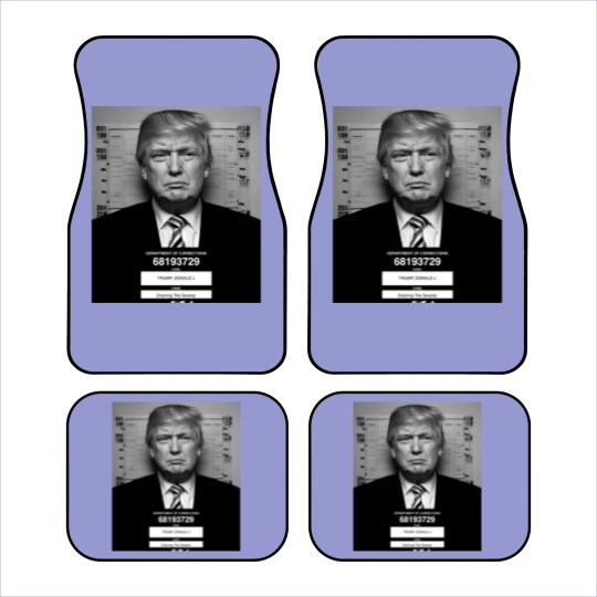 Discover Trump Mugshot Car Mats