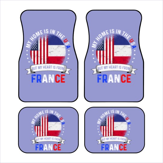 Discover French American Flag French Roots USA Citizen Car Mats