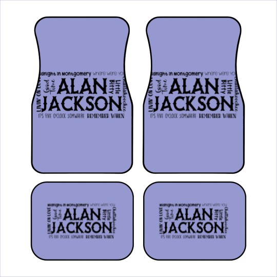 Discover Alan Jackson Car Mats| Country Music Car Mats| Gift for Her| Funny Car Mats