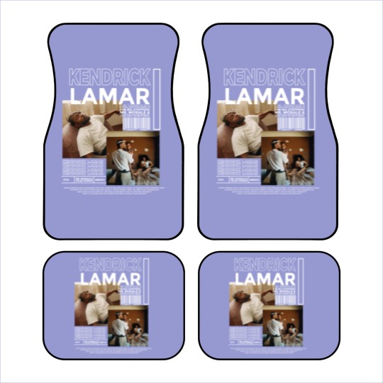 Discover Vintage Style Kendrick Lamar Car Mats, Kendrick Lamar Vintage 90s Car Mats