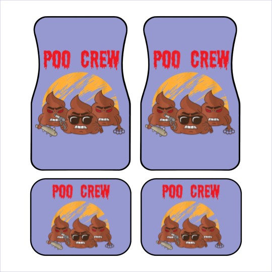 Discover Poop Poo Pile Funny Friends Colleagues Poo Crew Car Mats Car Mats