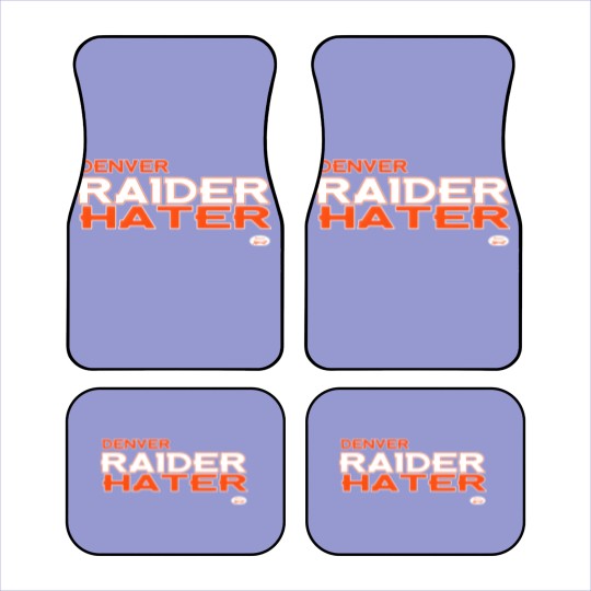 Discover Denver Raider Hater Car Mats