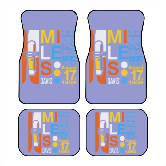Discover Miles Davis Kind Of Blue Car Mats - John Coltrane - Blue Note Records