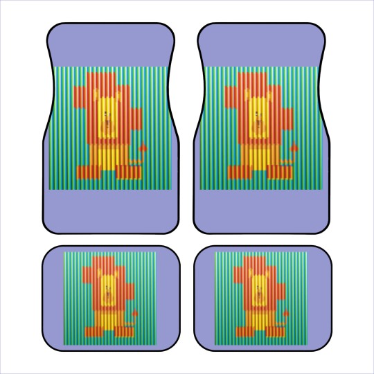 Discover Lion Artwork Carlos Cruz Diez Car Mats
