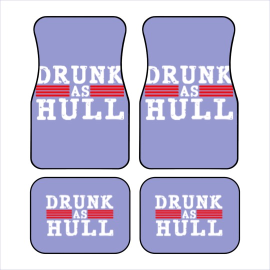 Discover Drunk As Hull Funny Hockey Car Mats