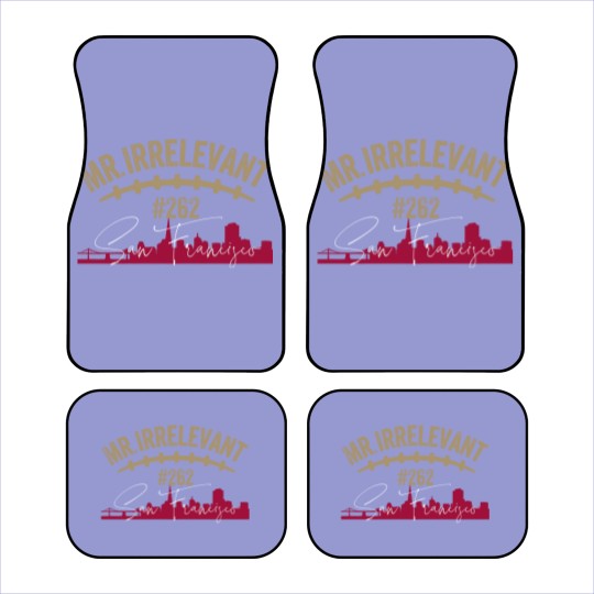 Discover Mr Irrelevant Car Mats, San Francisco Brock Purdy Car Mats
