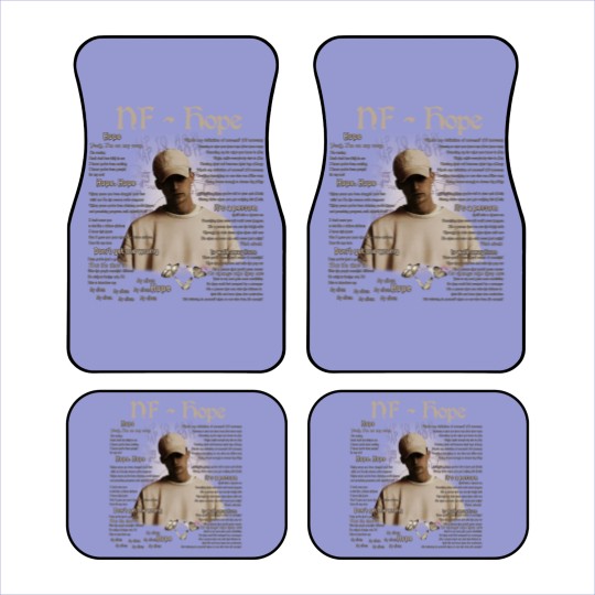 Discover NF Hope Rap Car Mats, NF Hope Vintage Retro 90s Graphic Car Mats