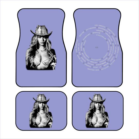 Discover Beyonce Merch Car Mats, Beyonce Car Mats, Music Car Mats, Concert Fan Car Mats