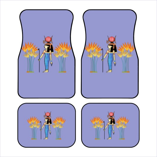 Discover Hathor goddess of love Egypt plant legendary art Car Mats